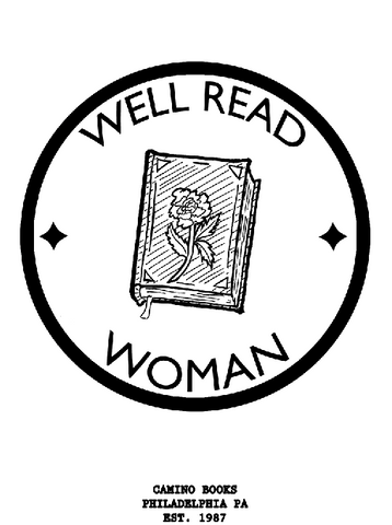 Well-read woman tote bag